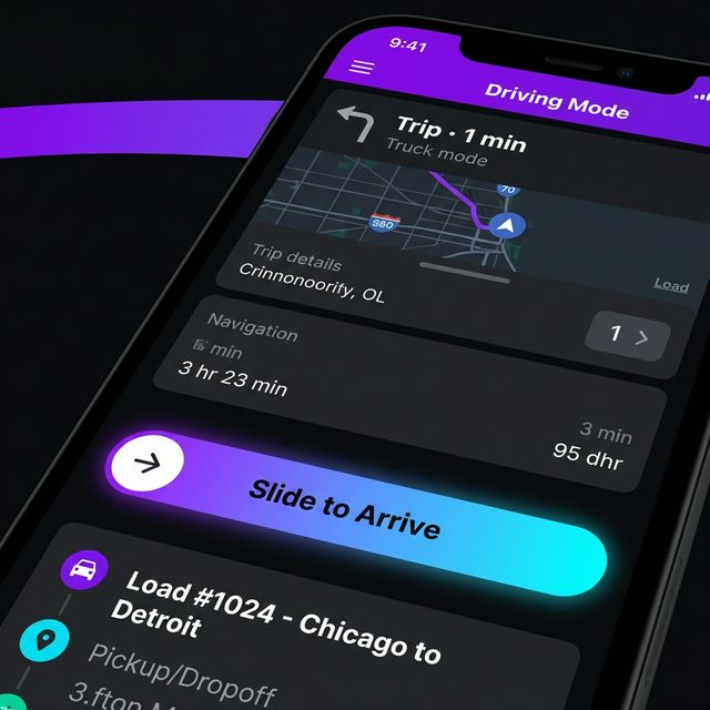 Driver App Screen